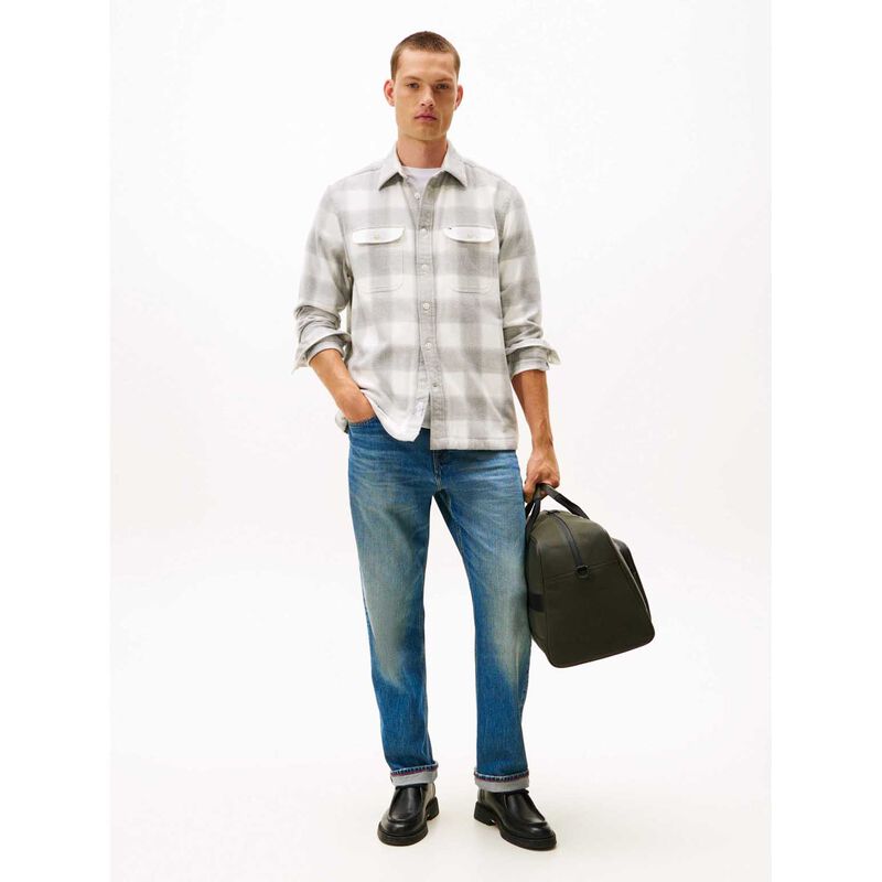 Tommy Hilfiger Relaxed Fit Check Flannel Overshirt image number 3